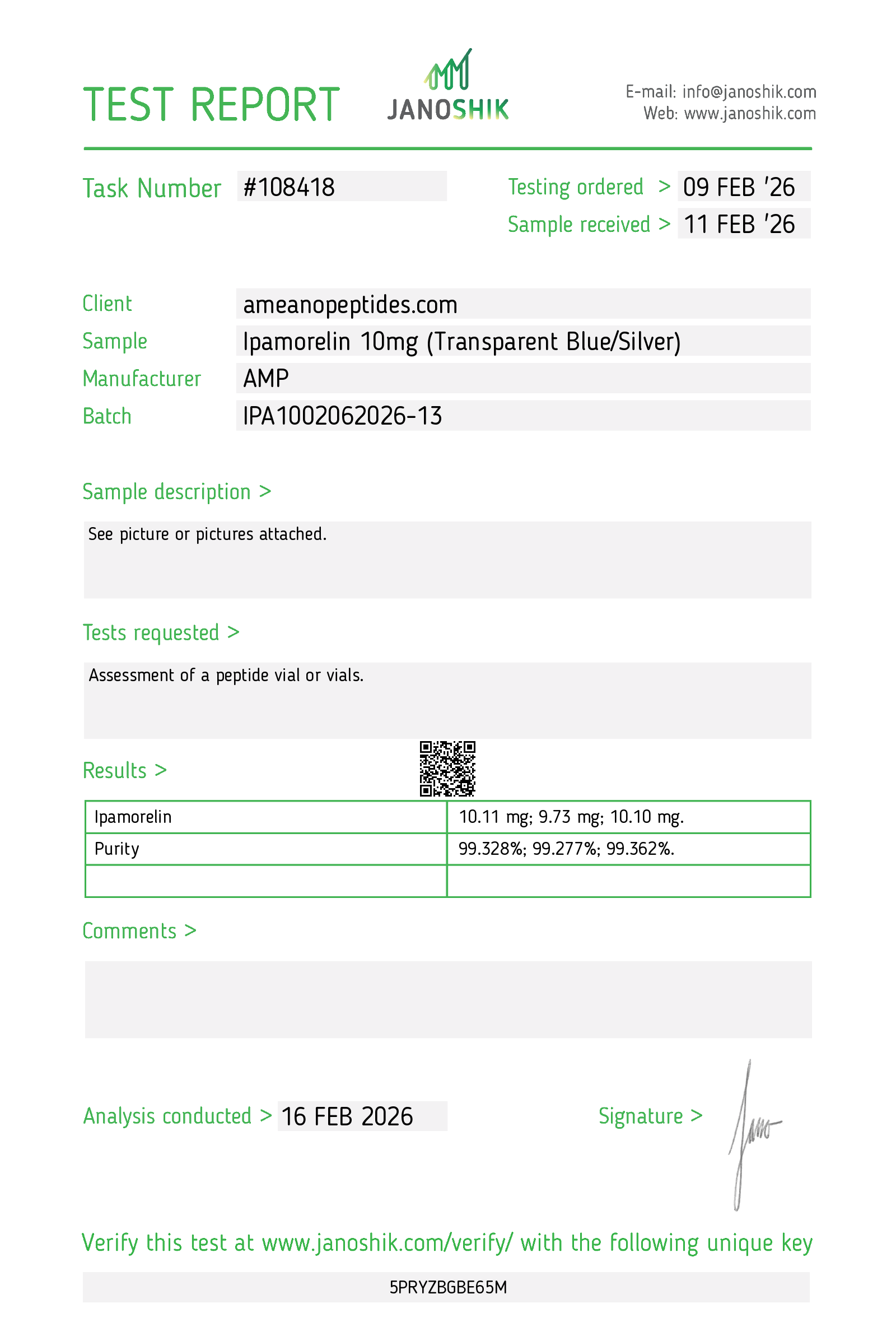 Ipamorelin 10mg Ipamorelin 10mg