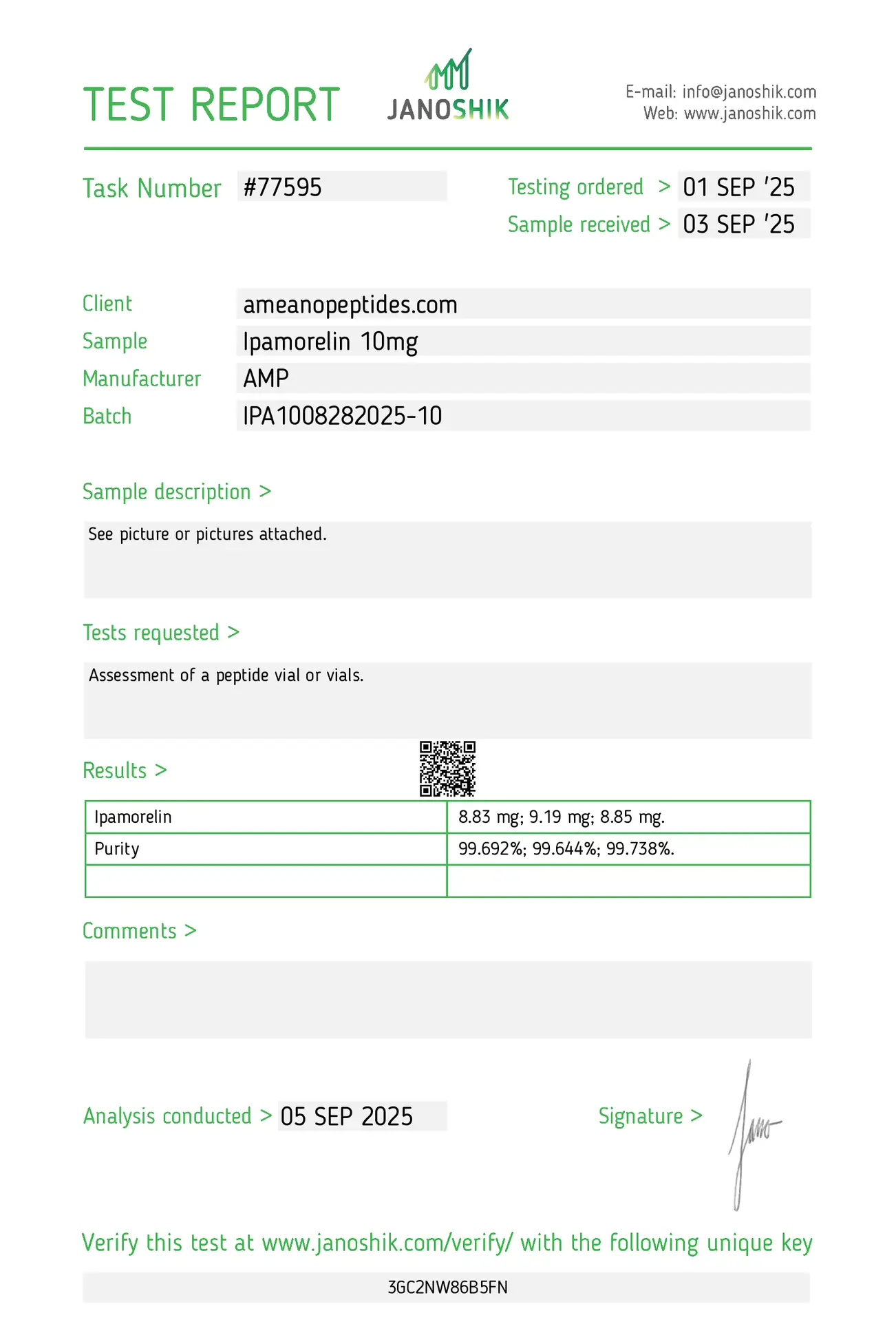 Ipamorelin 10mg Ipamorelin 10mg